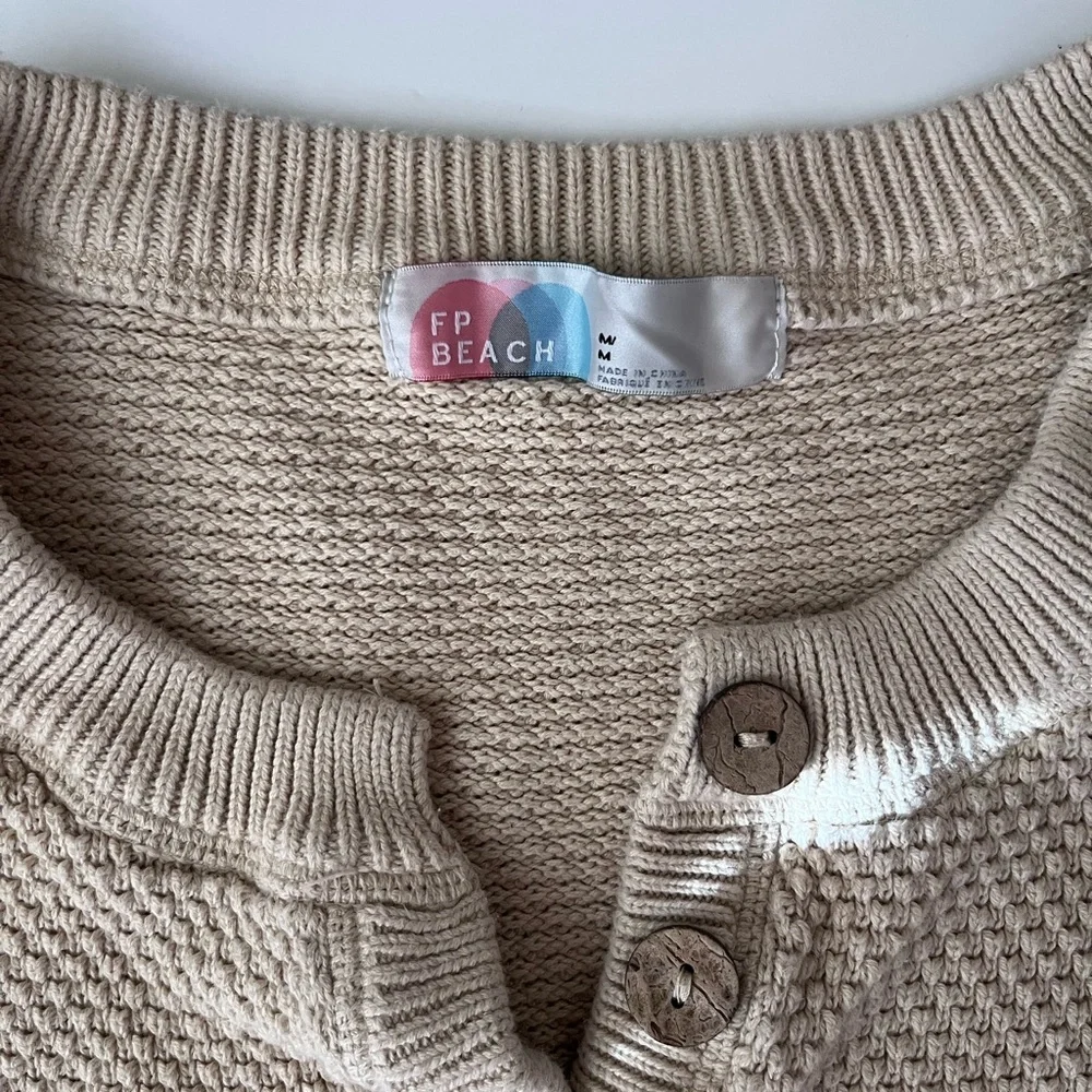 Free People FP Beach | Waffle Knit Henley